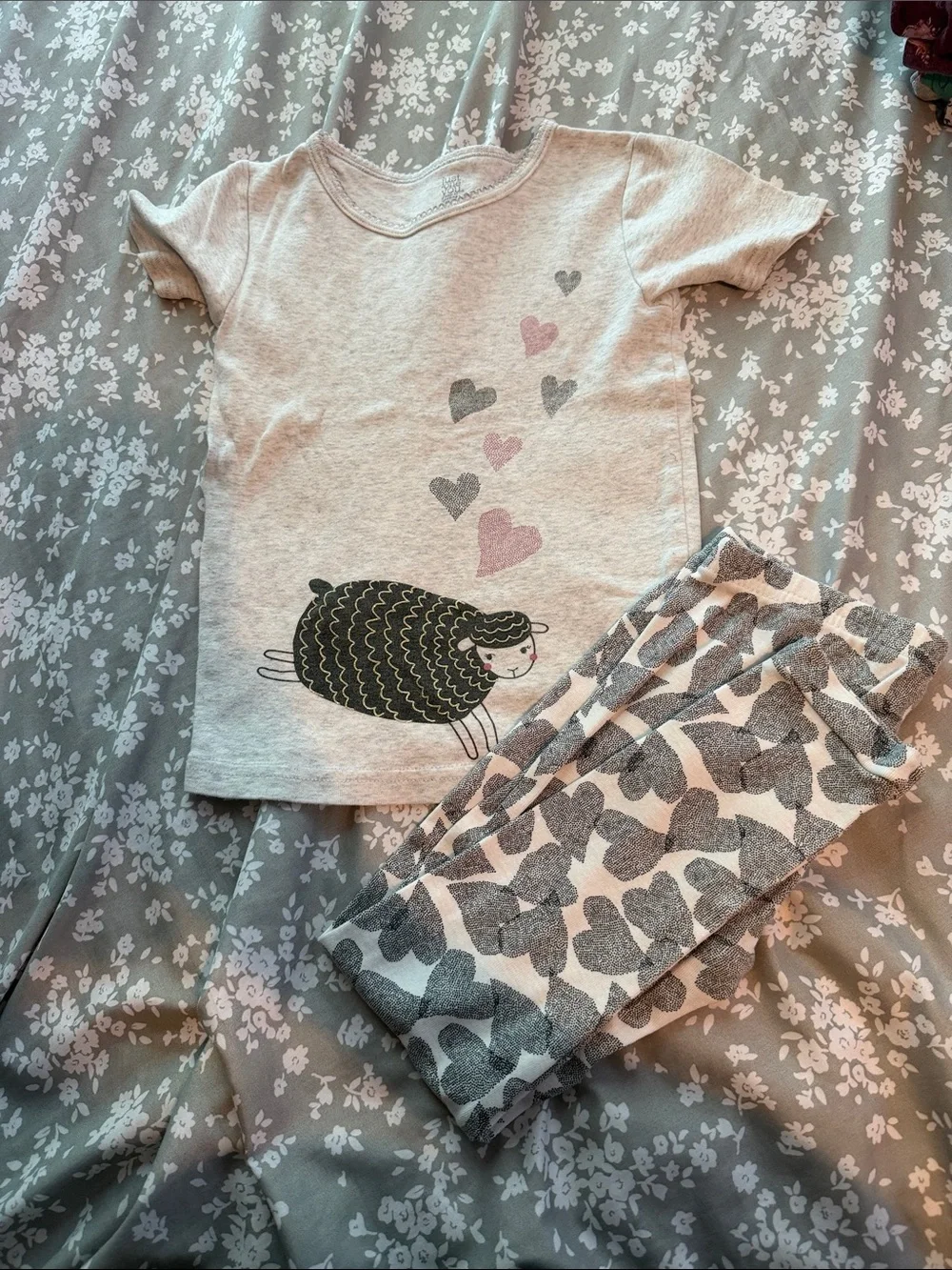 Kids 7-Piece Pajama Set Bundle - Mixed Pastel & Novelty Prints